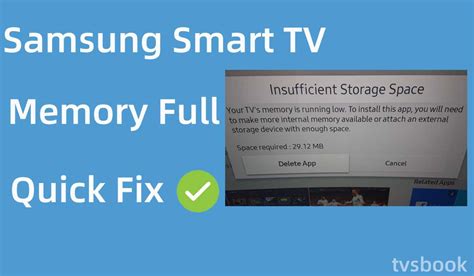 samsung smart tv memory card|Samsung tv running out of memory.